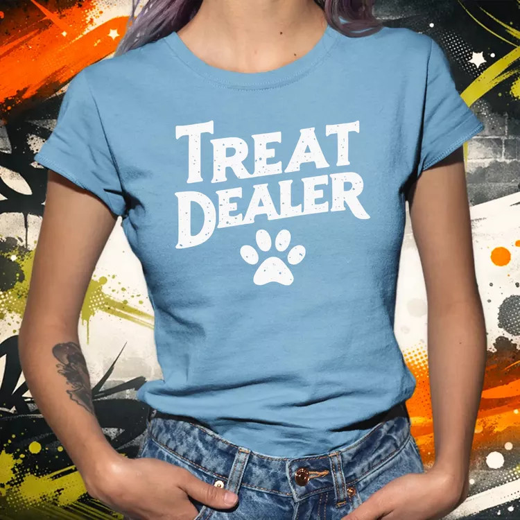 Treat Dealer fehér női póló