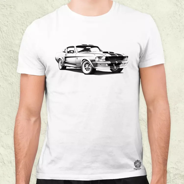 1967 Shelby Mustang GT500 v1 férfi póló