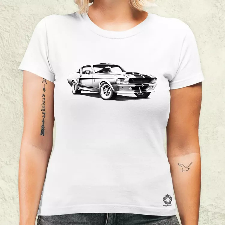 1967 Shelby Mustang GT500 v1 női póló