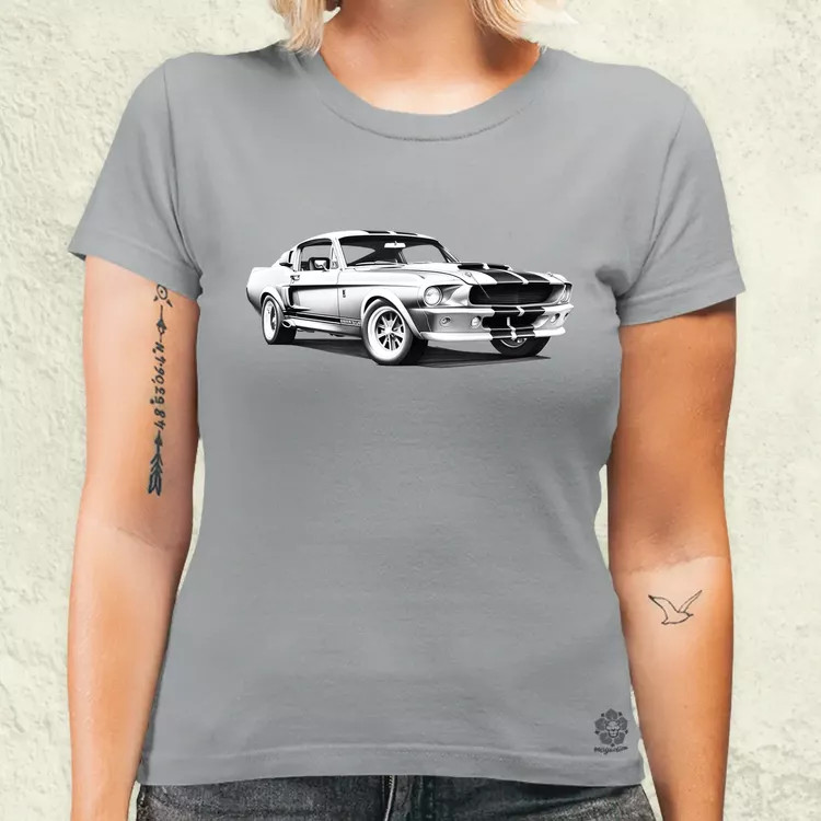 1967 Shelby Mustang GT500 v1 női póló