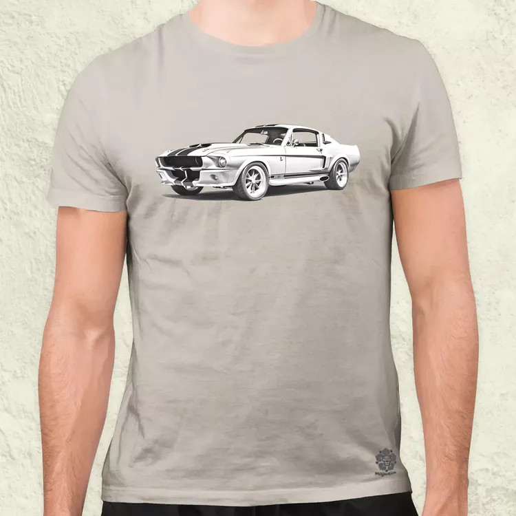 1967 Shelby Mustang GT500 v2 férfi póló