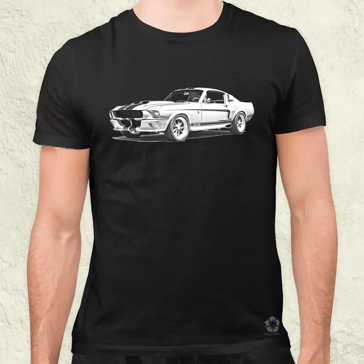 1967 Shelby Mustang GT500 v2 férfi póló