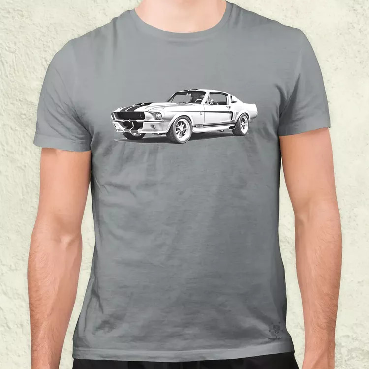1967 Shelby Mustang GT500 v2 férfi póló