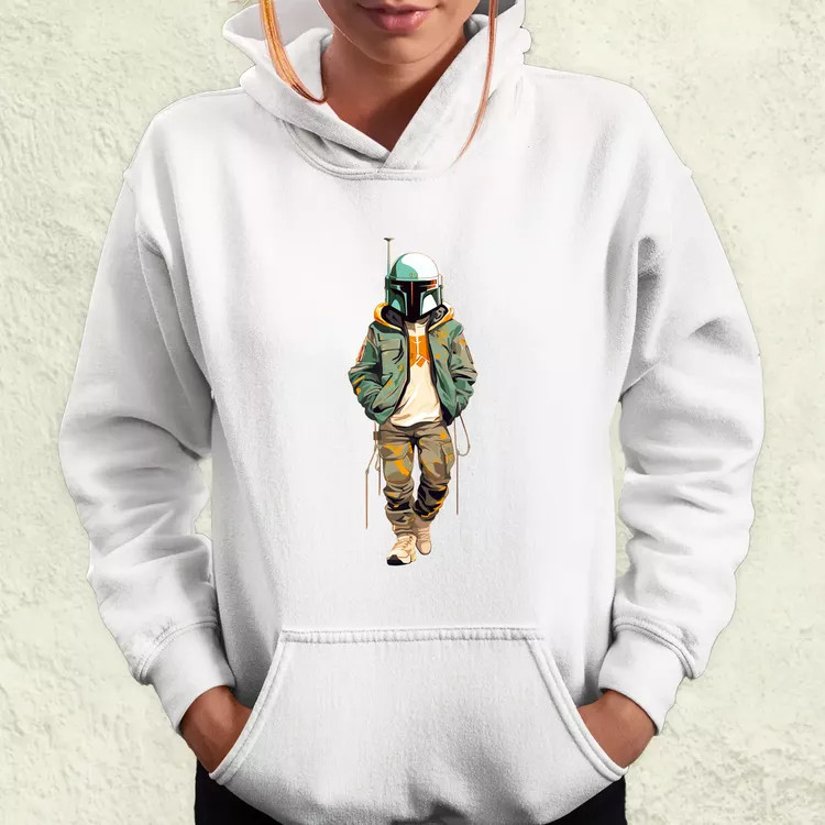 Anime Boba Fett fanart v1 női pulóver