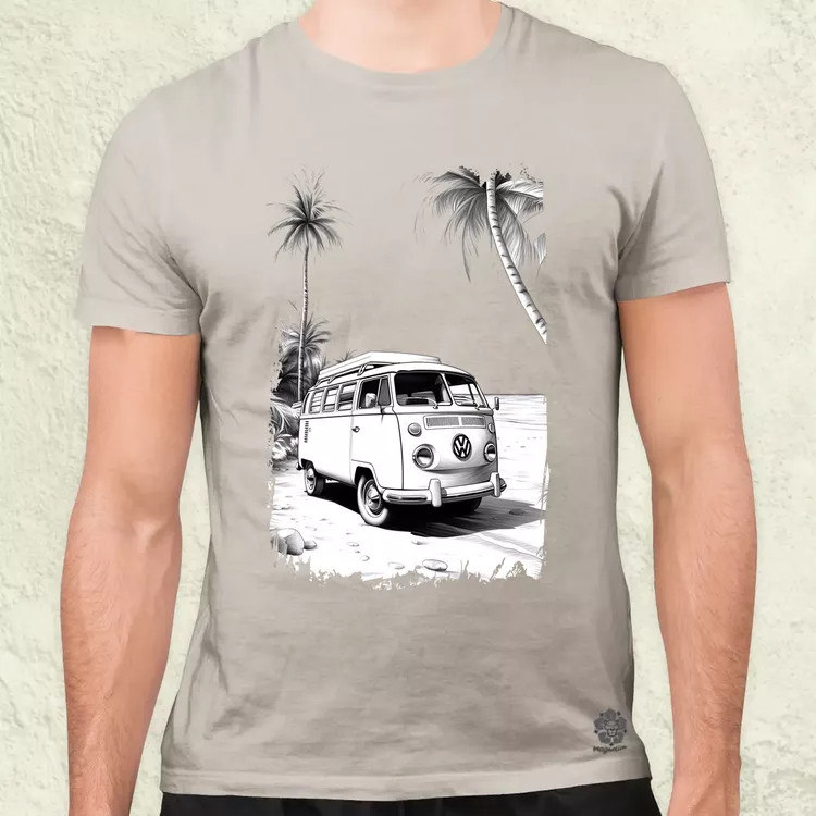 1970 VW Busz v1 férfi póló