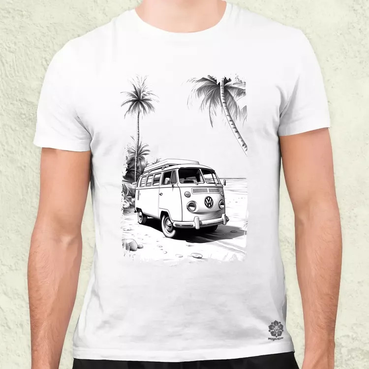 1970 VW Busz v1 férfi póló