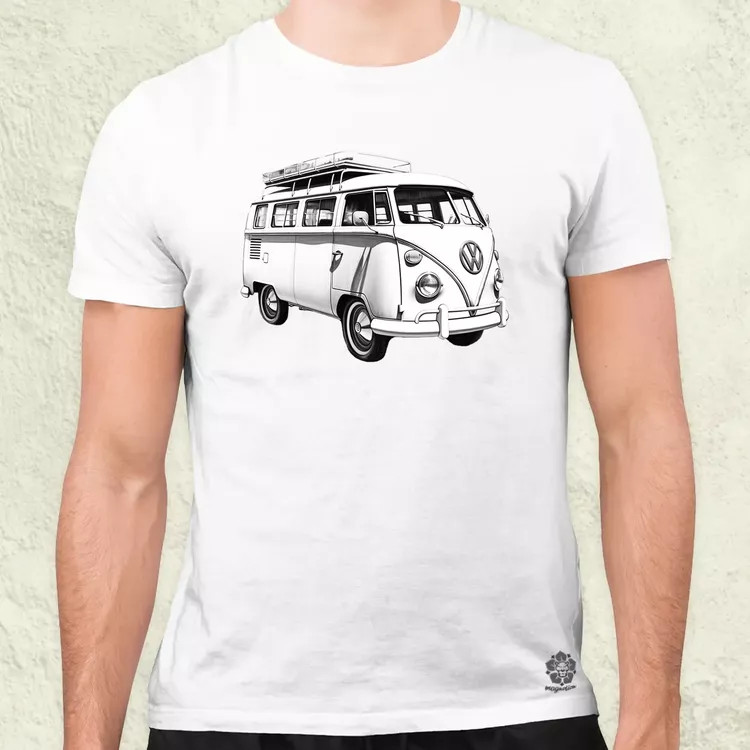 1970 VW Busz v2 férfi póló