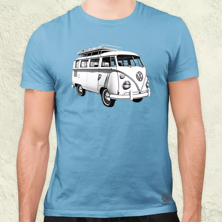 1970 VW Busz v2 férfi póló