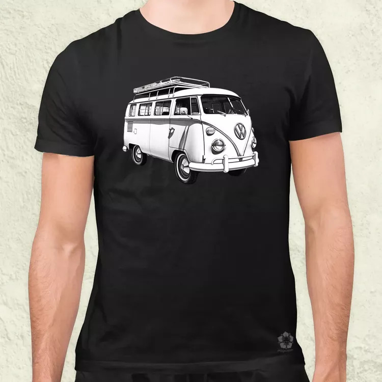 1970 VW Busz v2 férfi póló