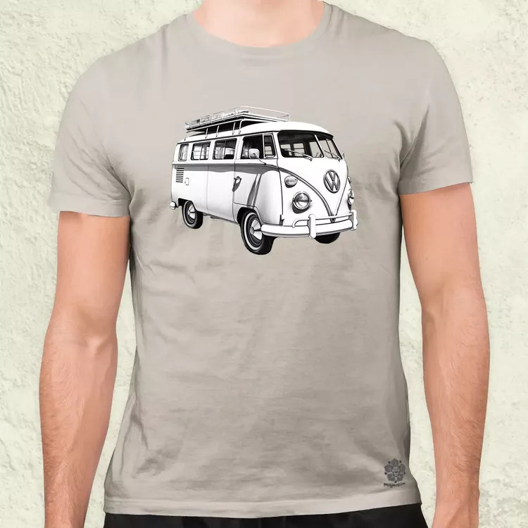 1970 VW Busz v2 férfi póló