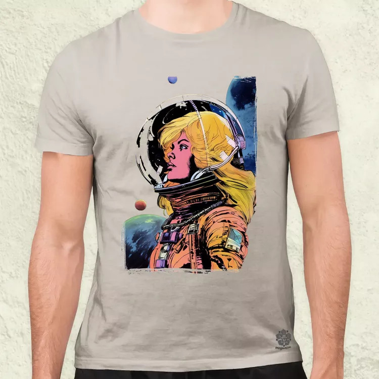 Barbarella fanart v4 férfi póló