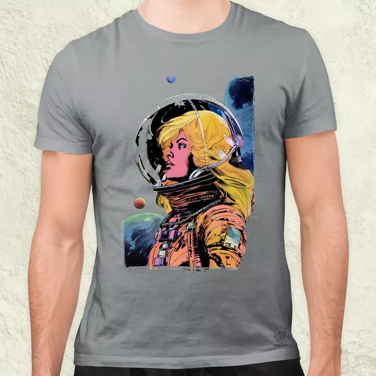 Barbarella fanart v4 férfi póló