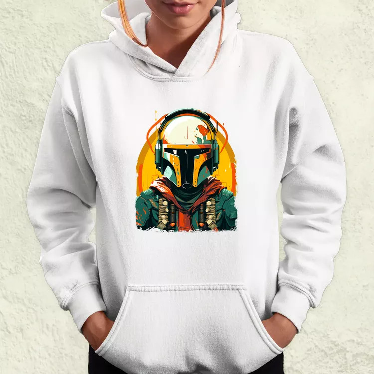 Anime Boba Fett fanart v3 női pulóver