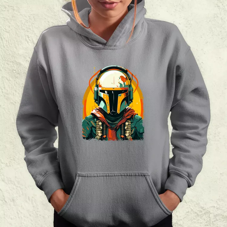 Anime Boba Fett fanart v3 női pulóver
