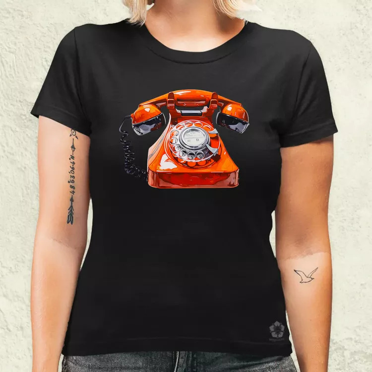 Festett telefon v1 női póló