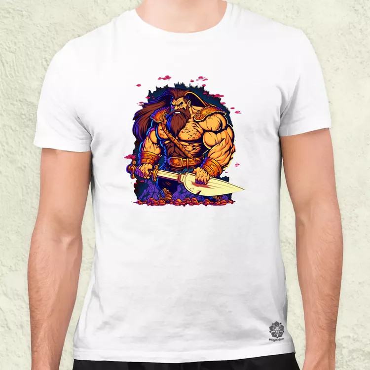 Golden Axe Gilius v2 férfi póló