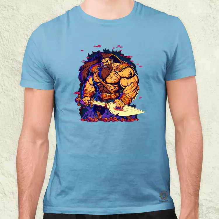 Golden Axe Gilius v2 férfi póló