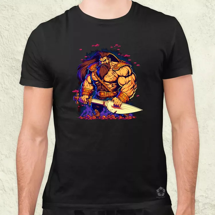 Golden Axe Gilius v2 férfi póló