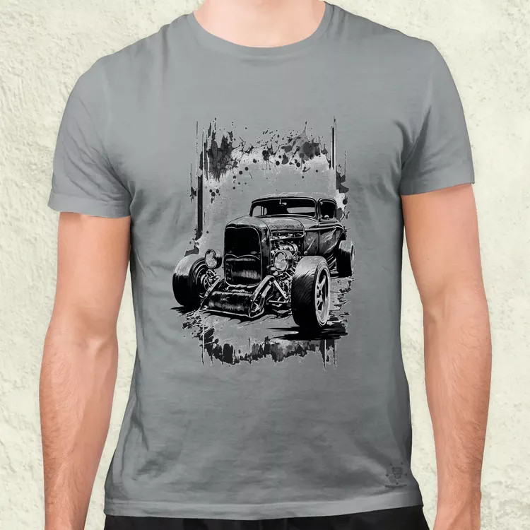 Hot rod v2 férfi póló