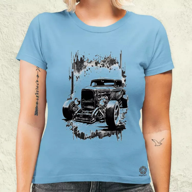 Hot rod v2 női póló