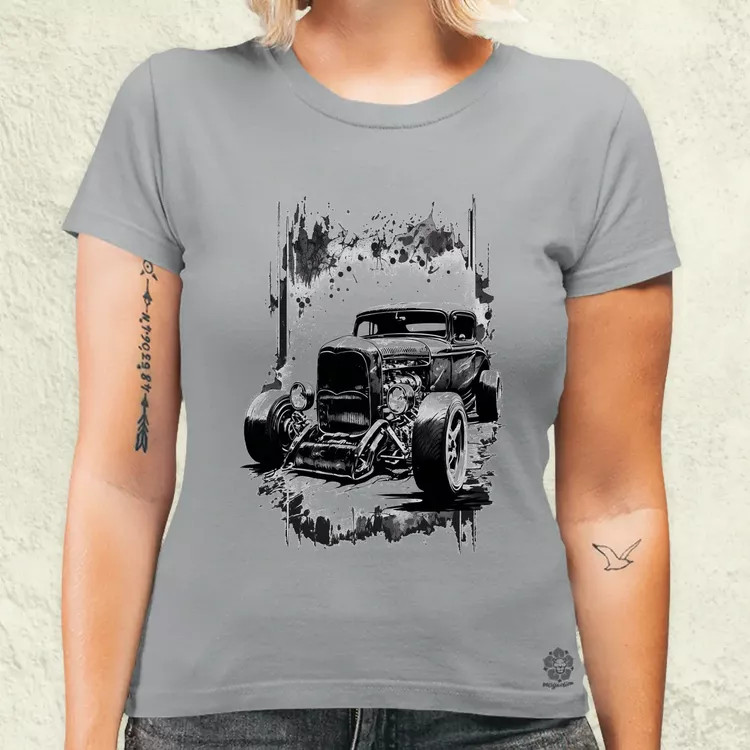 Hot rod v2 női póló