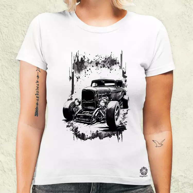 Hot rod v2 női póló