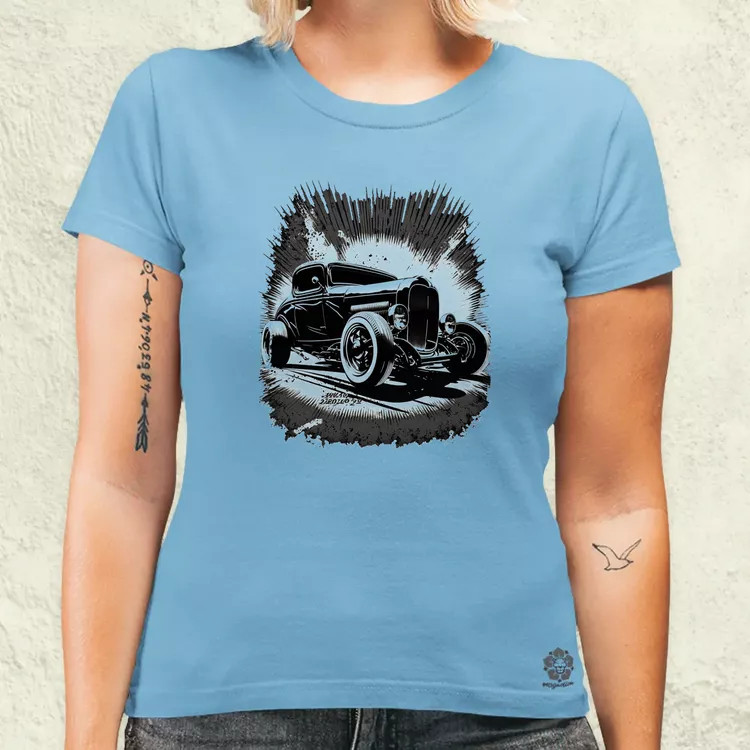 Hot rod v3 női póló