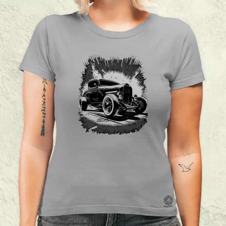 Hot rod v3 női póló