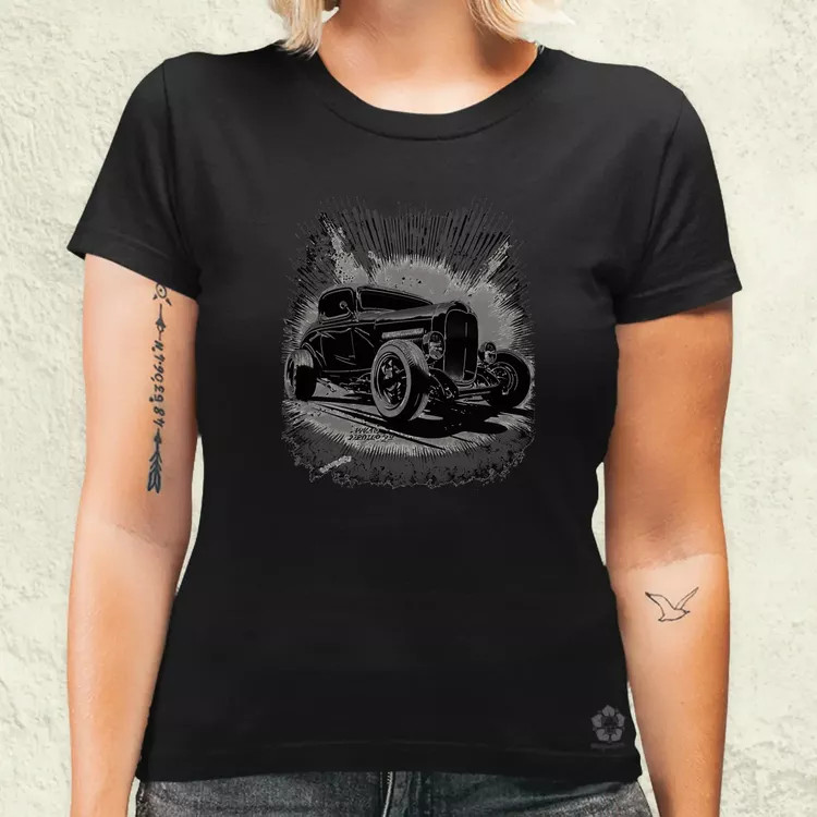 Hot rod v3 női póló