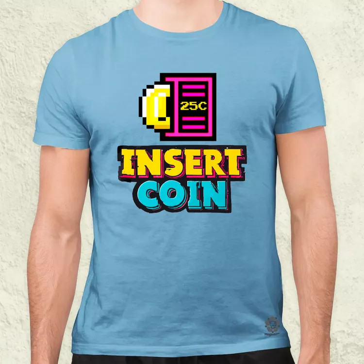 Insert Coin férfi póló