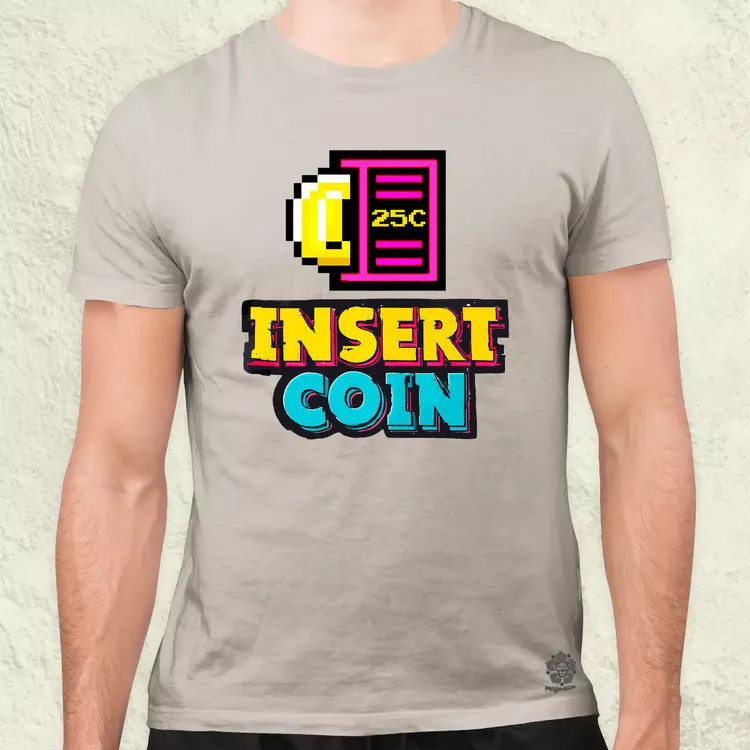 Insert Coin férfi póló