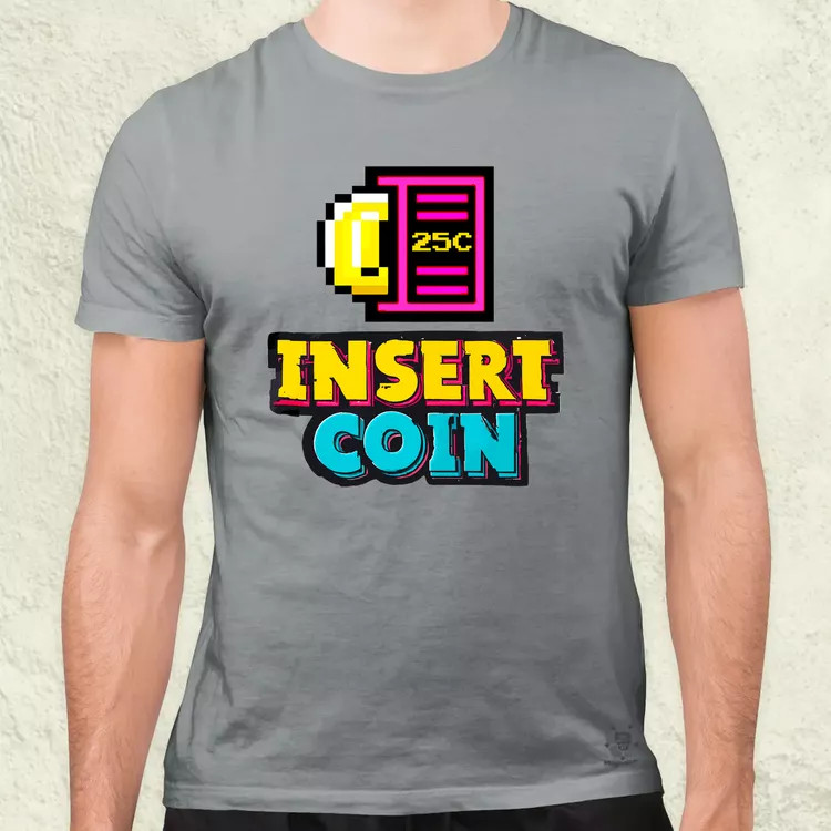 Insert Coin férfi póló