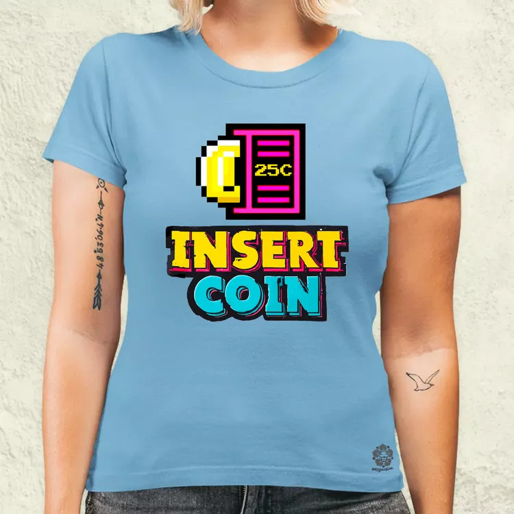 Insert Coin női póló