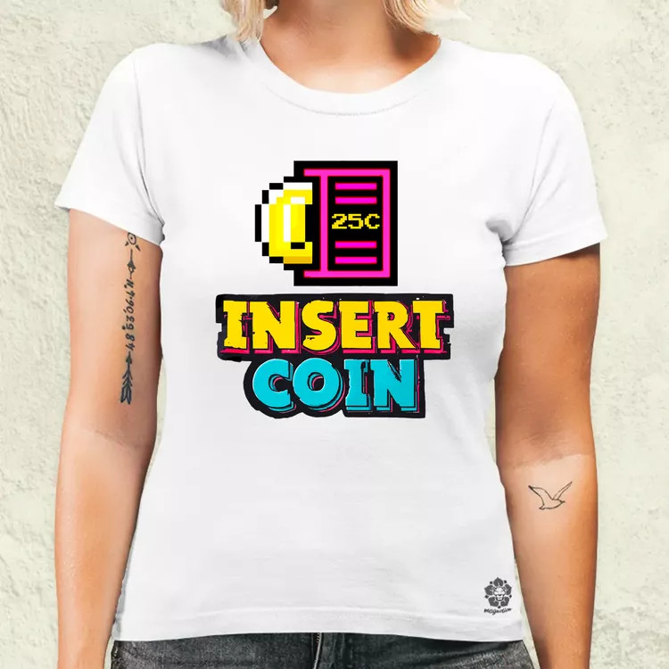 Insert Coin női póló