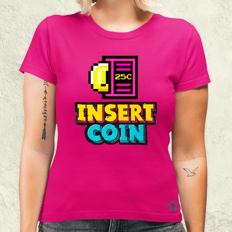 Insert Coin női póló
