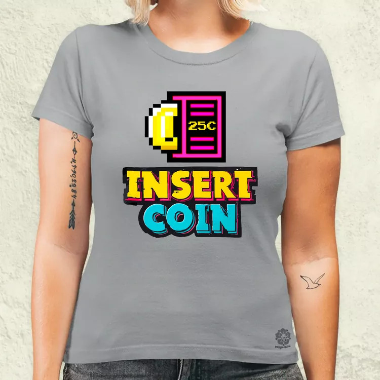 Insert Coin női póló