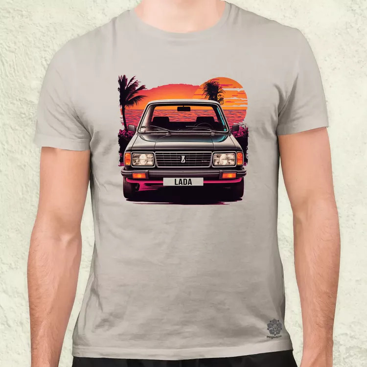 Lada v1 férfi póló