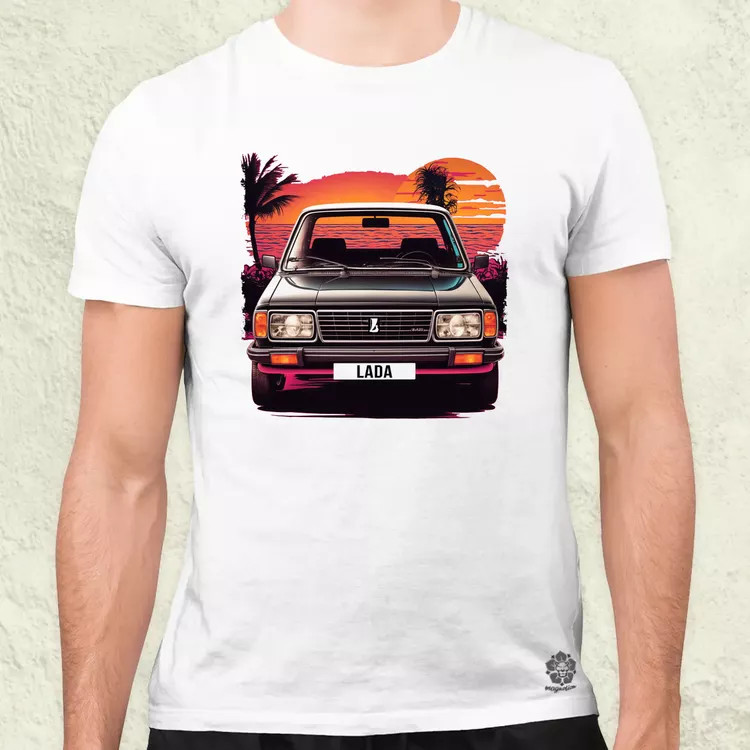 Lada v1 férfi póló