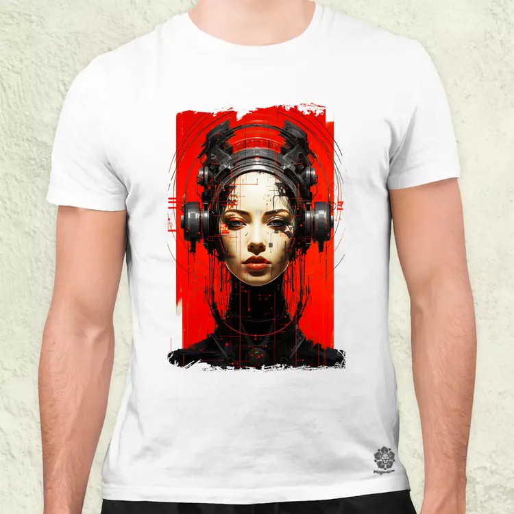 Minimál retrópunk v4 férfi póló