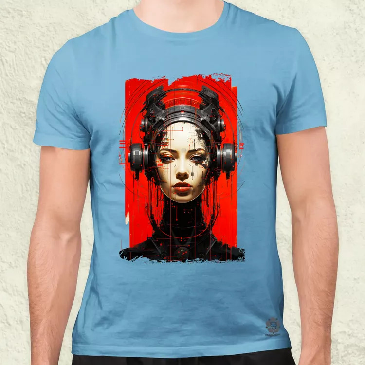 Minimál retrópunk v4 férfi póló
