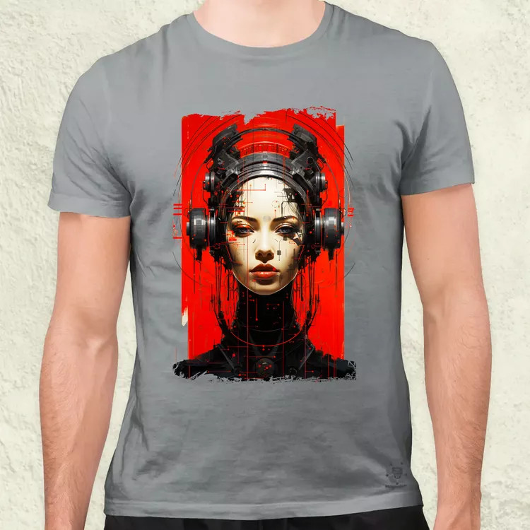 Minimál retrópunk v4 férfi póló