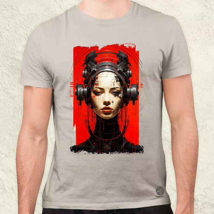 Minimál retrópunk v4 férfi póló