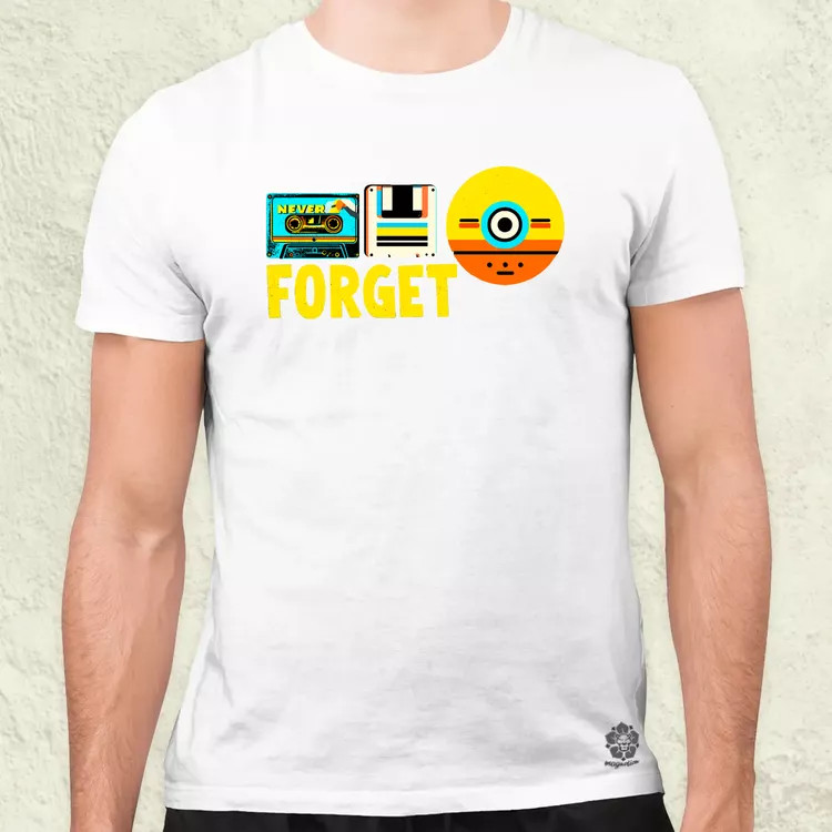 Never forget férfi póló