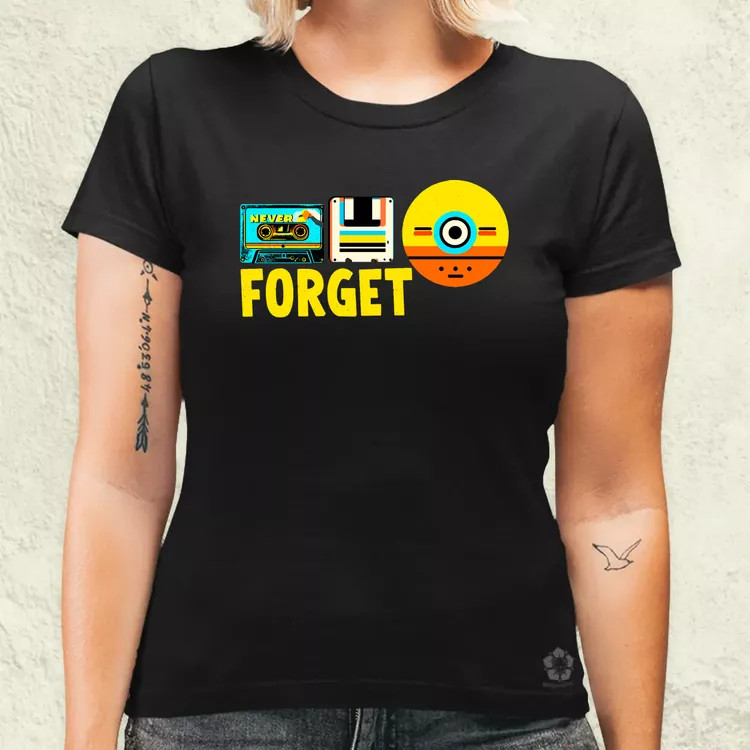 Never forget női póló