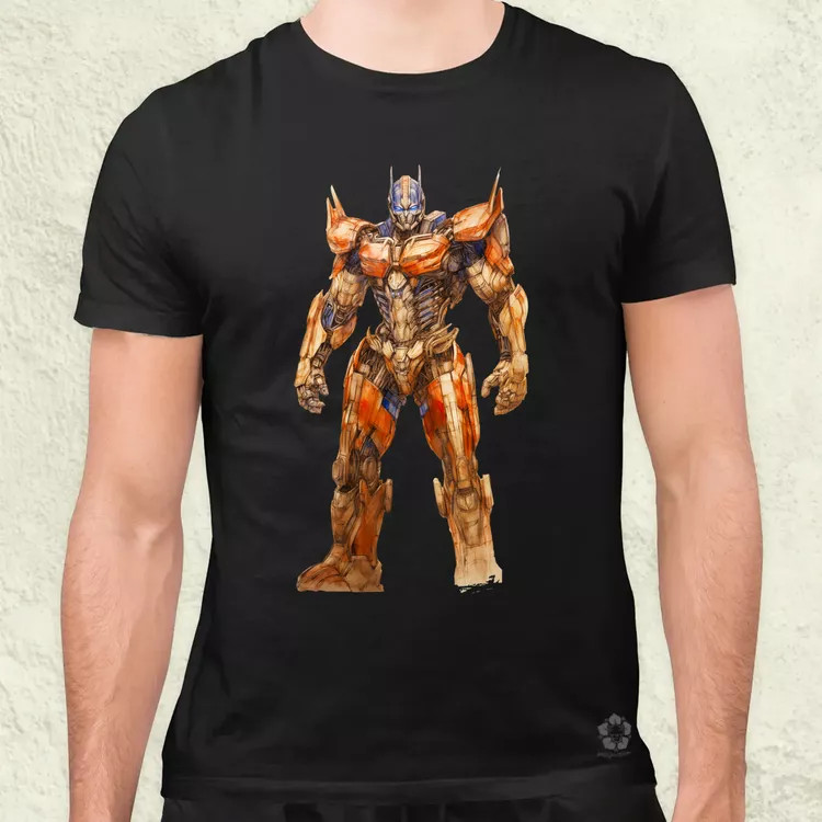 Optimus fanart v1 férfi póló