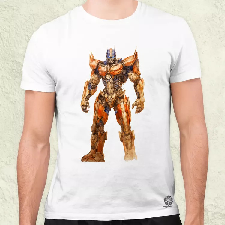 Optimus fanart v1 férfi póló