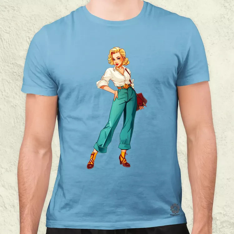 Pin-up girl v1 férfi póló