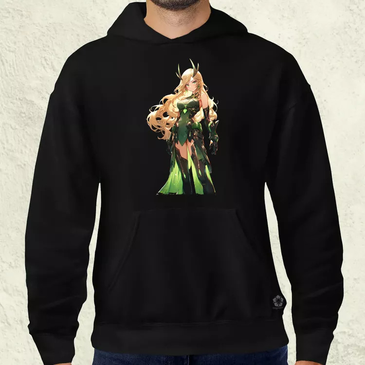 Anime Loki fantázia v4 férfi pulóver