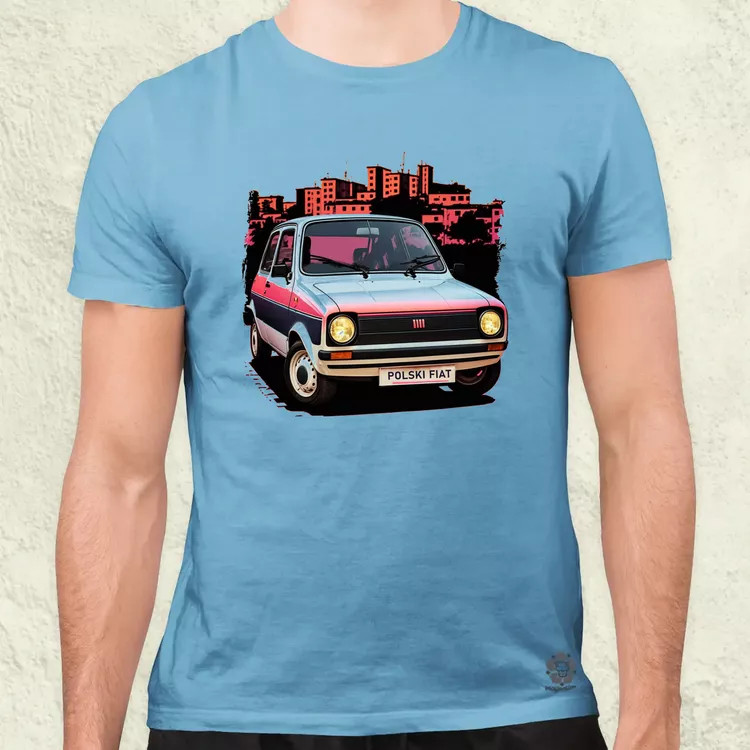 Polski Fiat v1 férfi póló