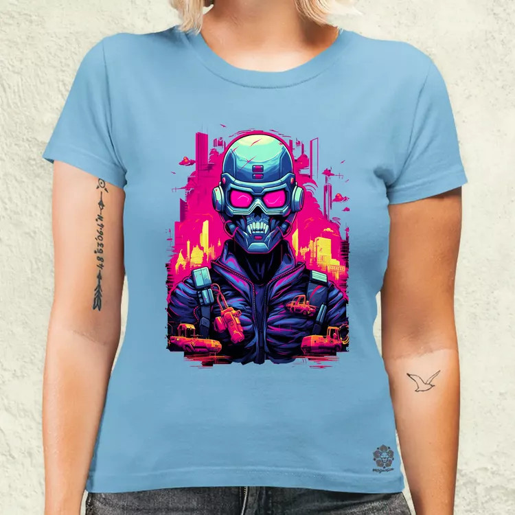 Retró cyberpunk v1 női póló